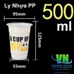 Ly PP 500ml trơn